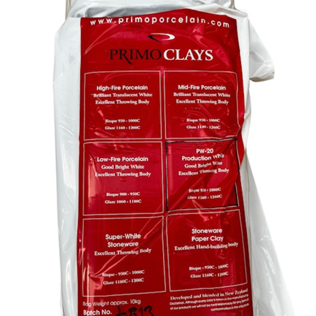 PRIMO Production White PW20 Clay 10kg Bag