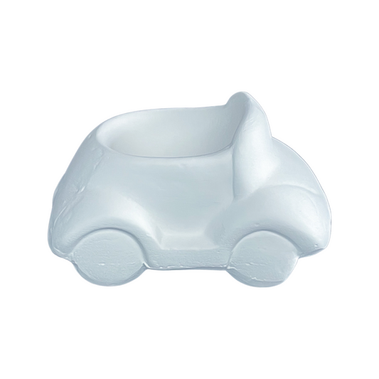 Bisque Car Eggcup