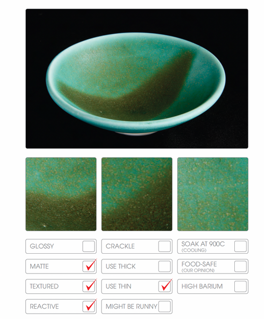 Abbots Reef Midfire Glaze