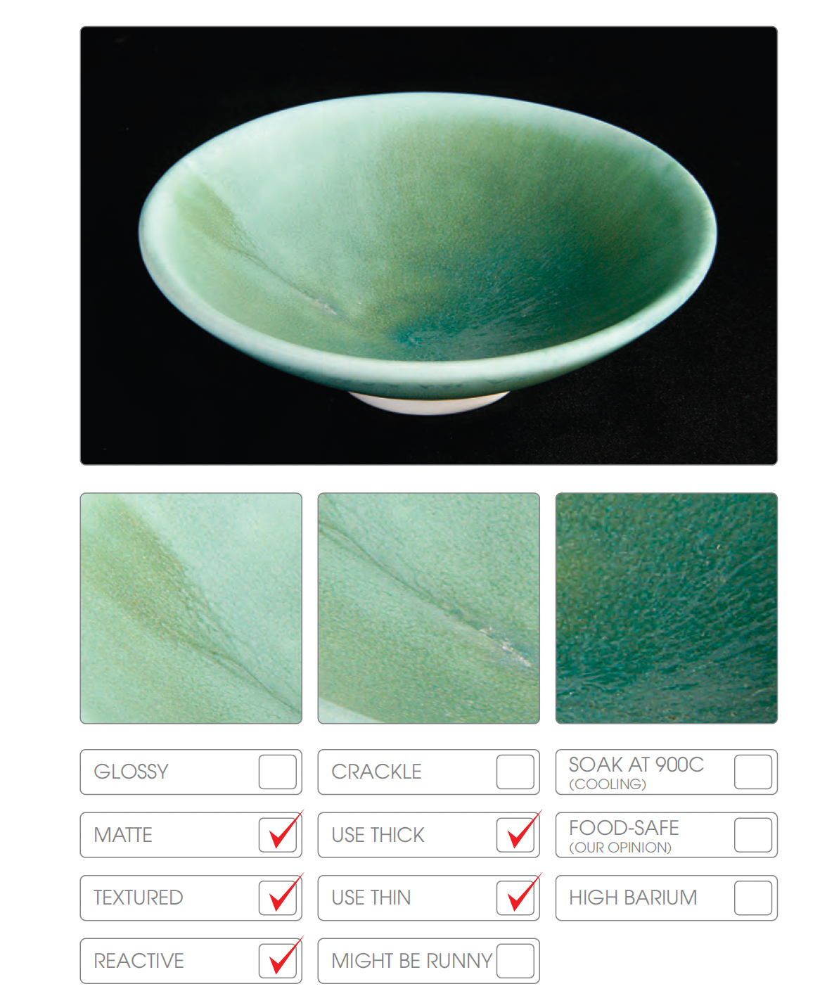 Abbots Sea Urchin Midfire Glaze