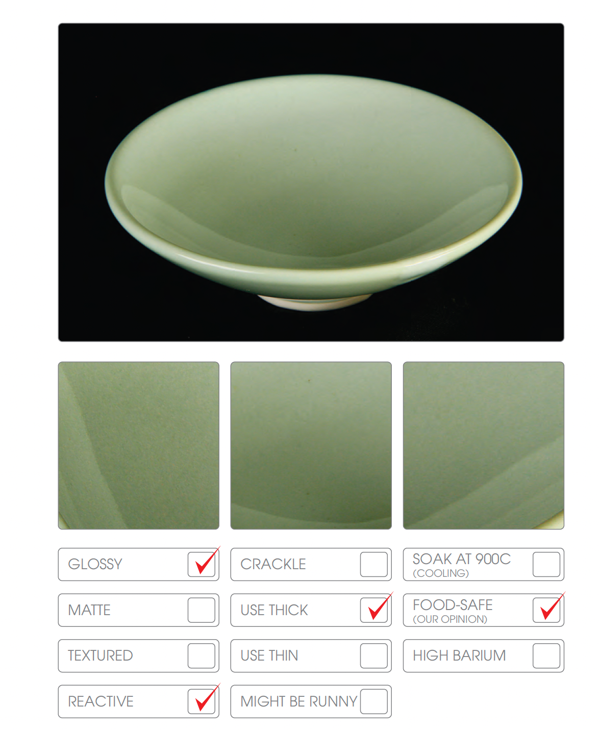 Abbots Celadon Midfire Glaze