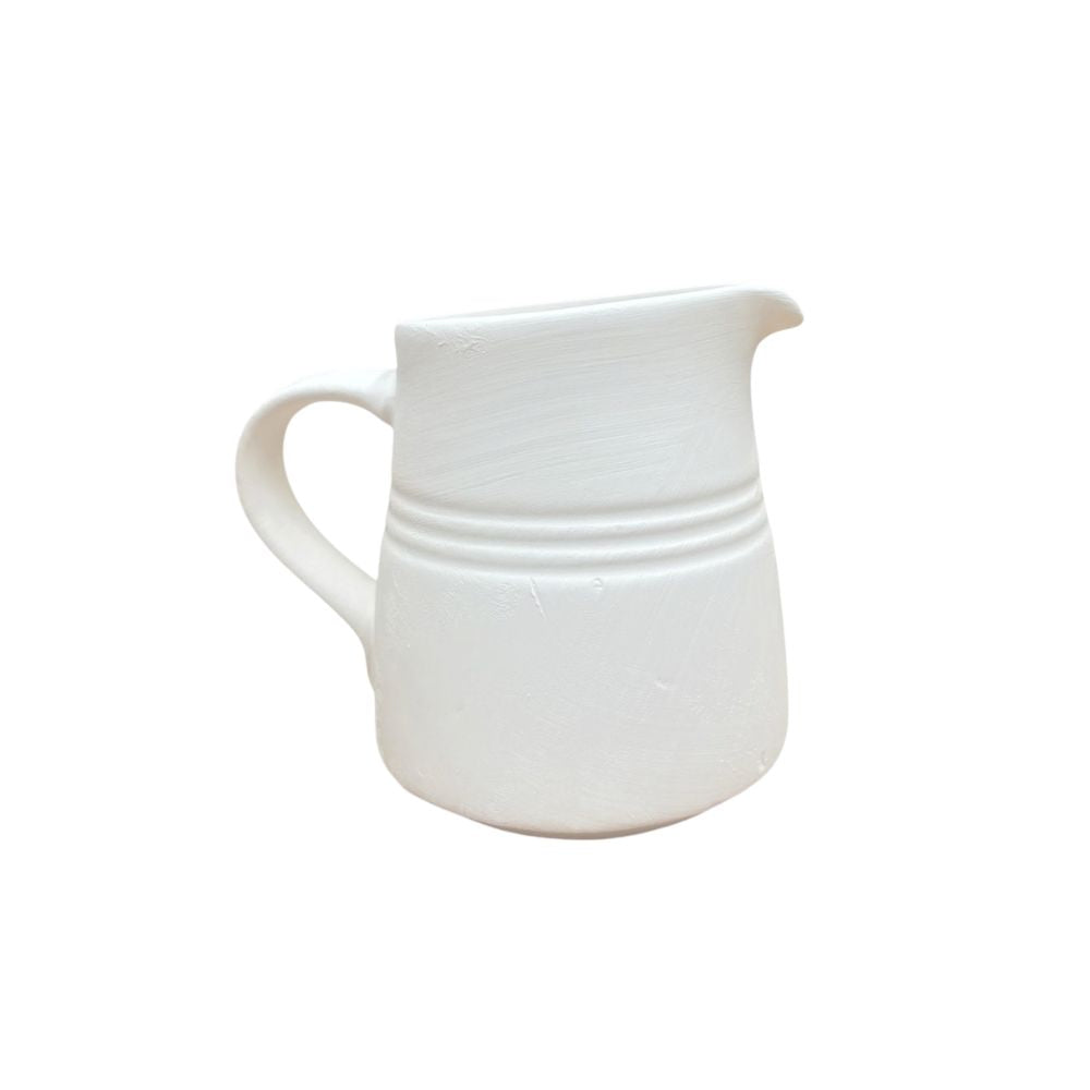 Banded Jug With Handle  Ready to Paint Bisque - 6, 24 Pack