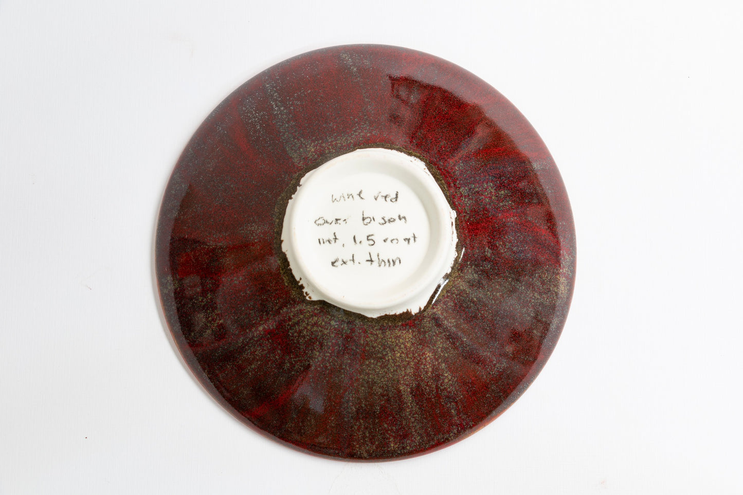 Abbots Wine Red Midfire Brushable Glaze