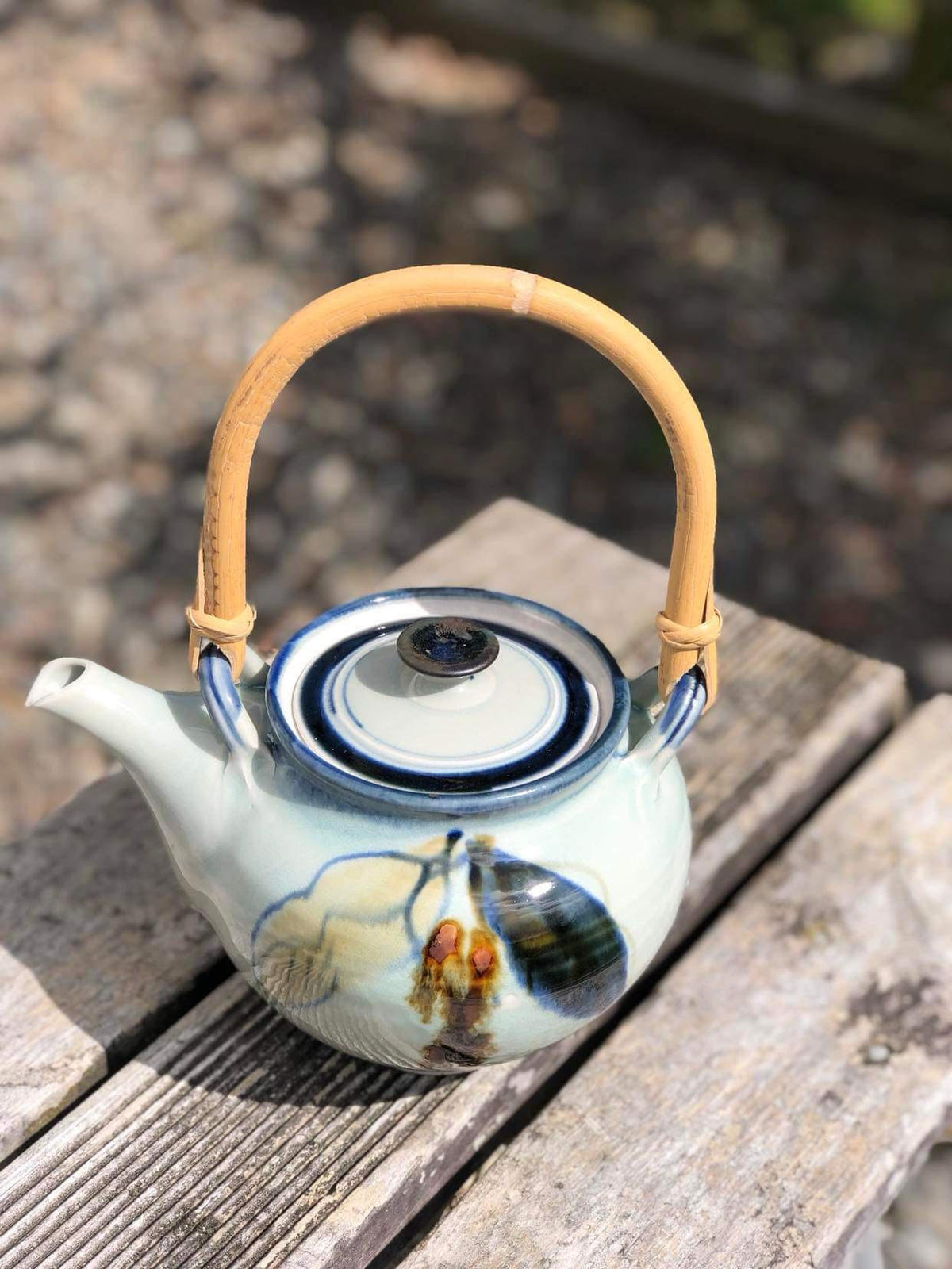 Hanjiki Half Porcelain Clay  Sample Kettle