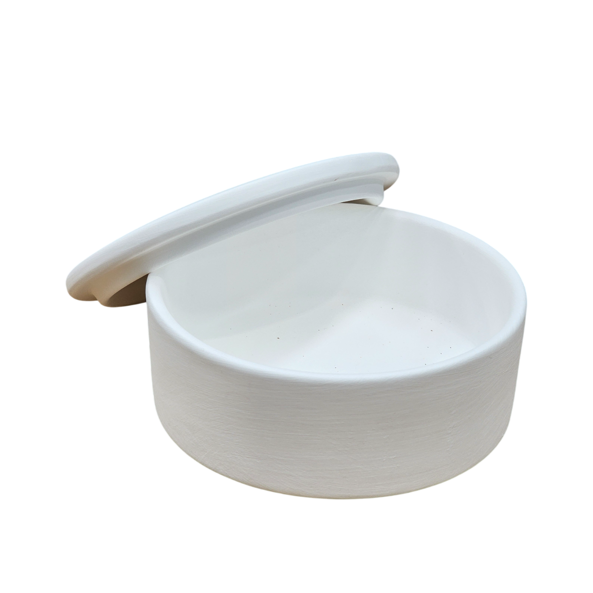 Round Trinket Box with Lid Bisque - 6, 38 Pack