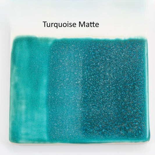 Abbots Turquoise Matte Midfire Brushable Glaze