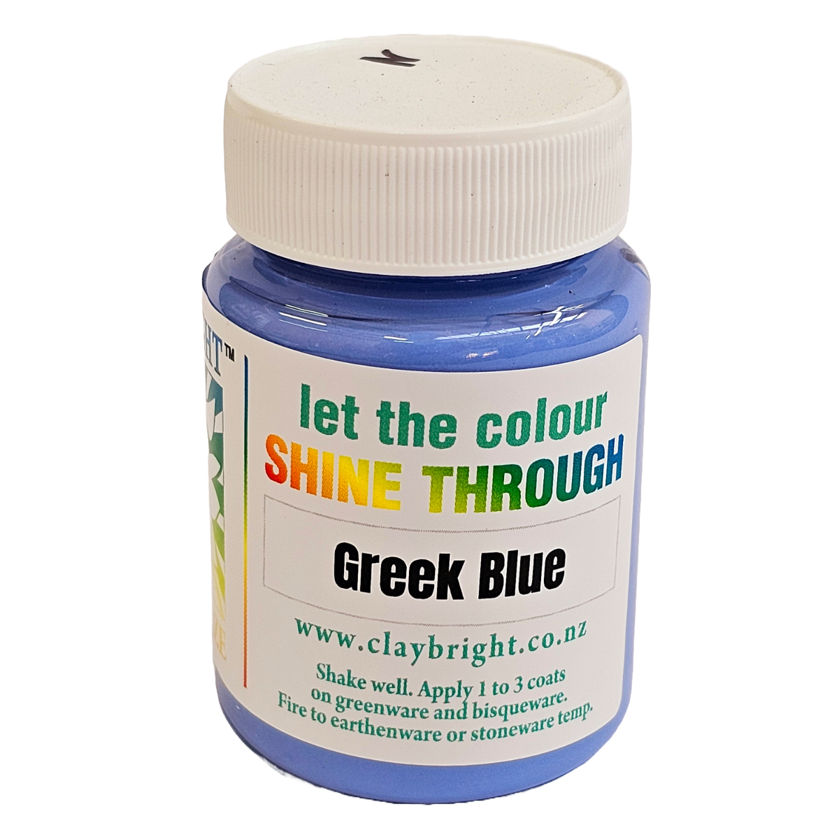 Liquid Underglaze Greek Blue