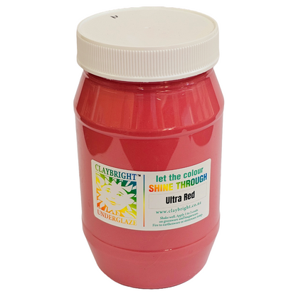 Liquid Underglaze Ultra Red