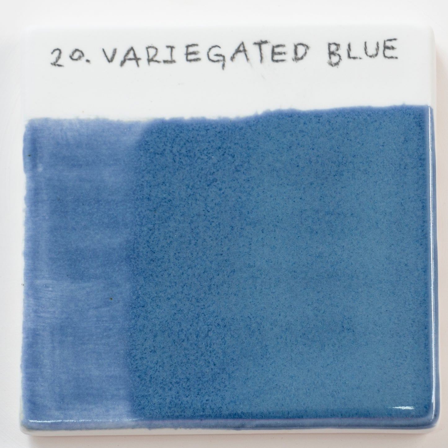 Abbots Variegated Blue Midfire Brushable Glaze